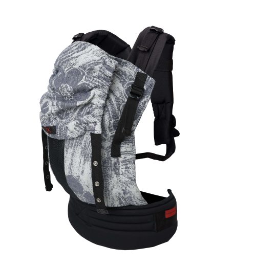Blue Flower Meadow ergonomic baby carrier