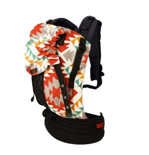 retro with mash and cover baby carrier