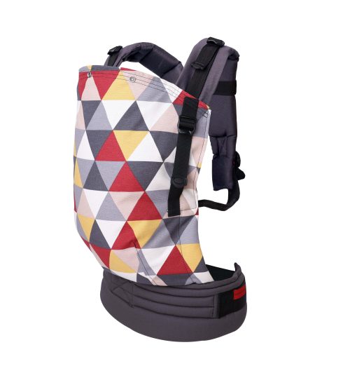 Triangle theory with Red baby carrier nosiljka