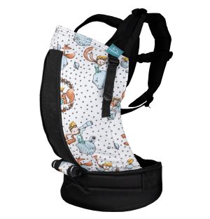 Nosiljka za bebe s dezenom Malog princa. Ergonomska nosiljka izrađena s mrežicom preko sredine da pruži što bolju prozračnost i ugodnost nošenja ljeti.