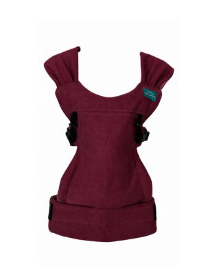 Burgundy - DracoMom Hatchling ergonomska nosiljka za novorođenče od 3,2 do 11 kg